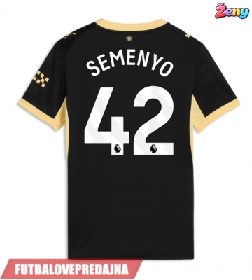 Lacne Ženy Futbalové dres Manchester City Antoine Semenyo #42 2026-27 Krátky Rukáv - Preč